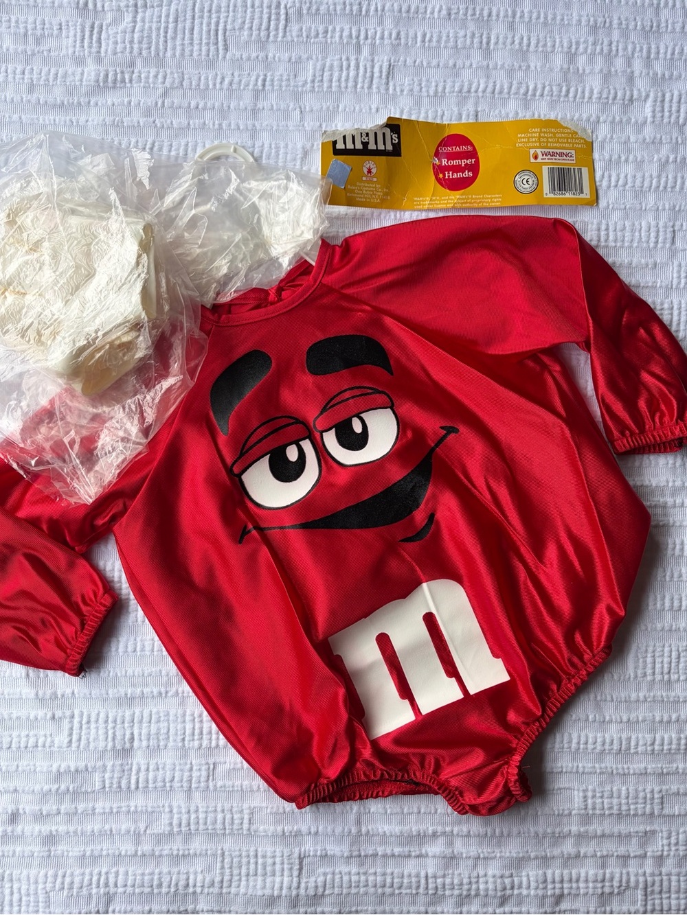 Vintage 90’s Kids Red M&M Costume